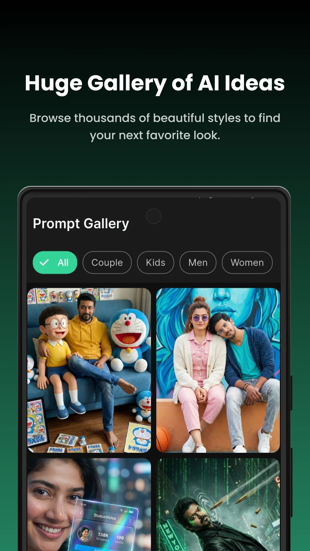 Prompt Gallery - AI Prompts screenshot